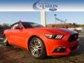 2015 Race Red Ford Mustang EcoBoost Premium Convertible  photo #1