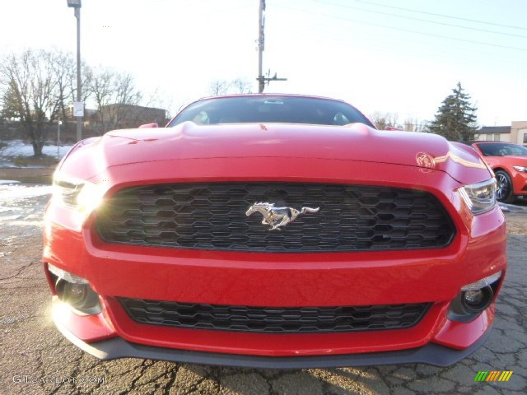 2015 Mustang EcoBoost Premium Convertible - Race Red / Ceramic photo #5