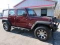 2008 Red Rock Crystal Pearl Jeep Wrangler Unlimited X  photo #7