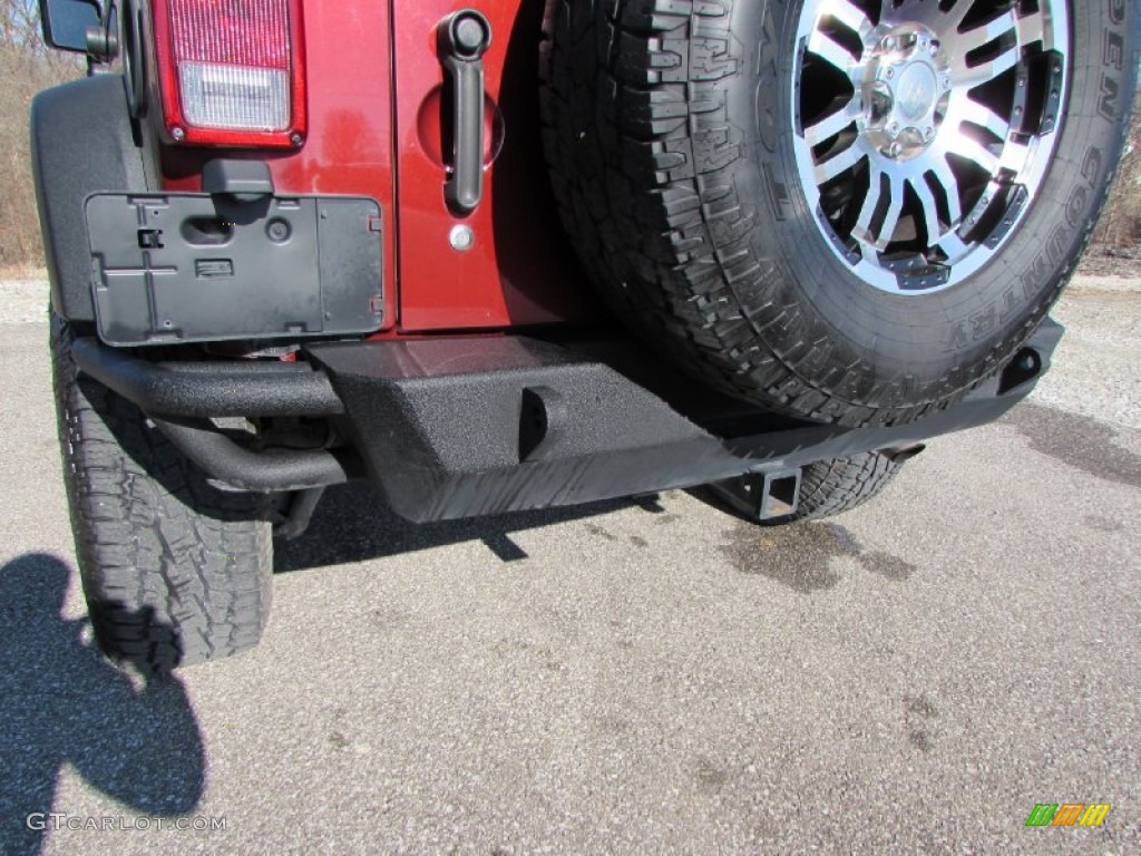 2008 Wrangler Unlimited X - Red Rock Crystal Pearl / Dark Slate Gray/Med Slate Gray photo #14