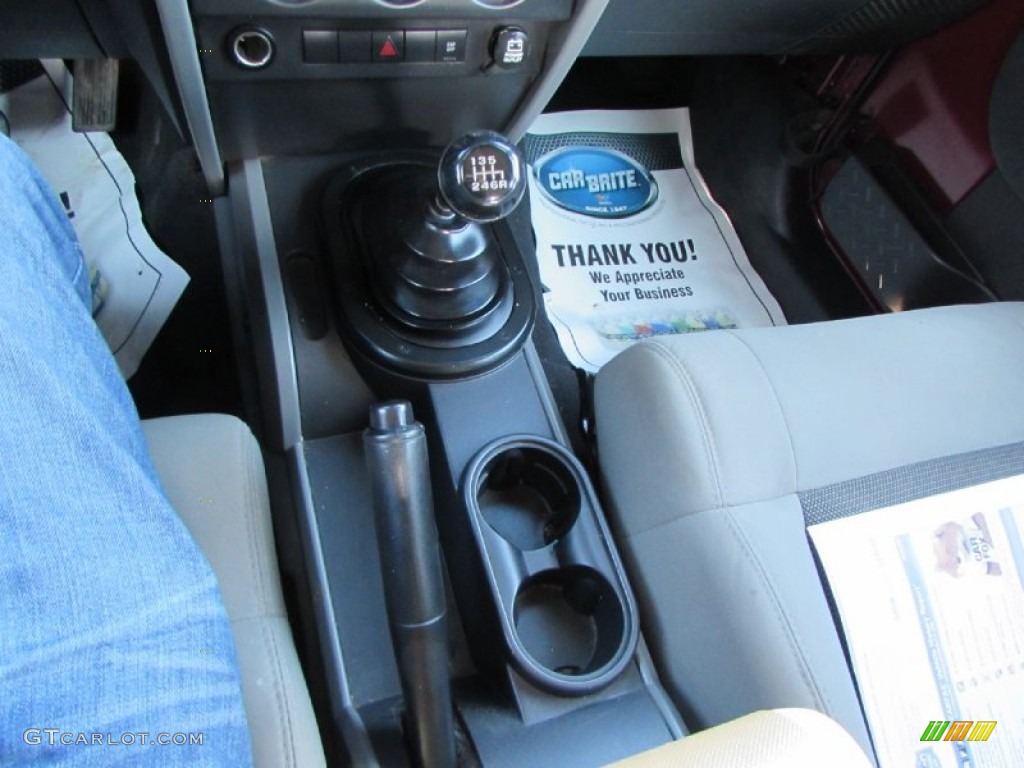 2008 Wrangler Unlimited X - Red Rock Crystal Pearl / Dark Slate Gray/Med Slate Gray photo #34