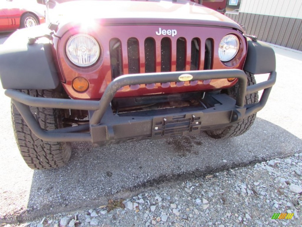 2008 Wrangler Unlimited X - Red Rock Crystal Pearl / Dark Slate Gray/Med Slate Gray photo #39
