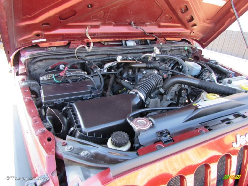 2008 Wrangler Unlimited X - Red Rock Crystal Pearl / Dark Slate Gray/Med Slate Gray photo #40