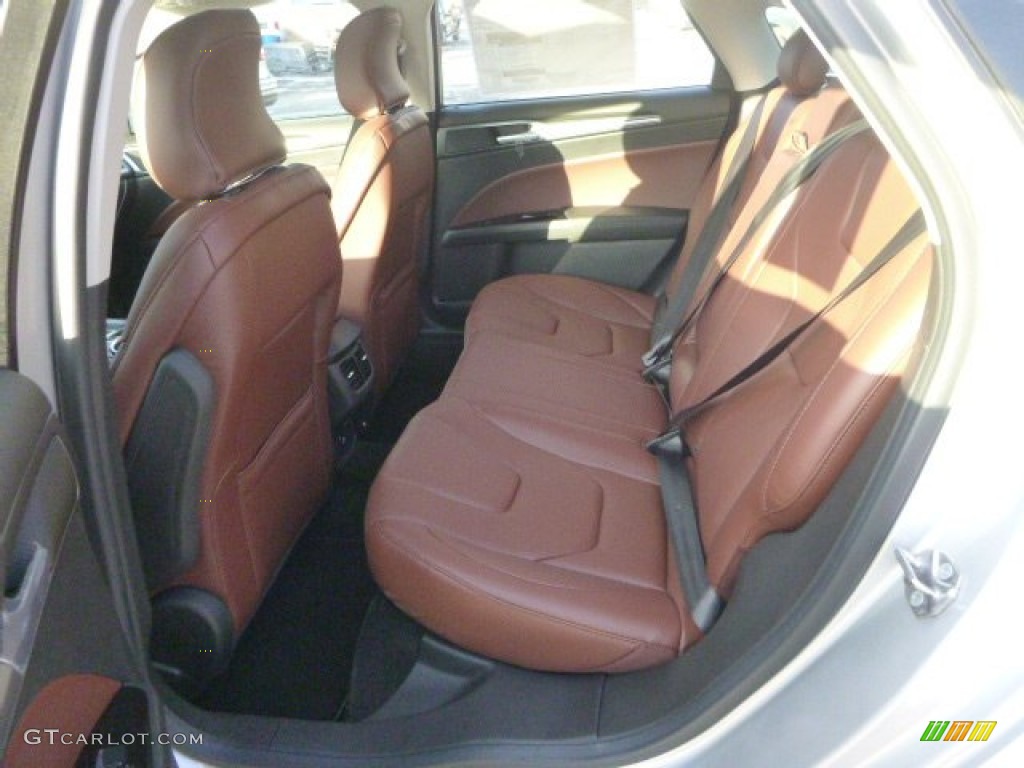 2015 Ford Fusion Titanium Rear Seat Photo #100761361