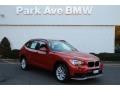 2015 Valencia Orange BMW X1 xDrive28i  photo #1