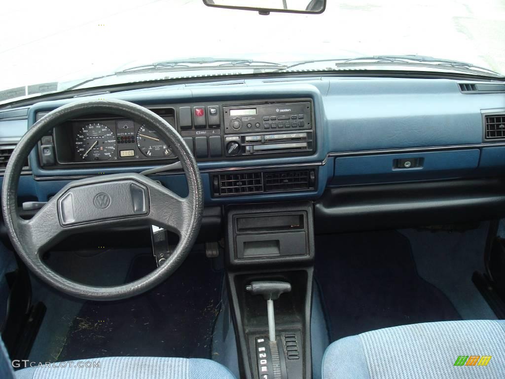 1987 Jetta GL Sedan - Stratos Blue Metallic / Blue photo #21
