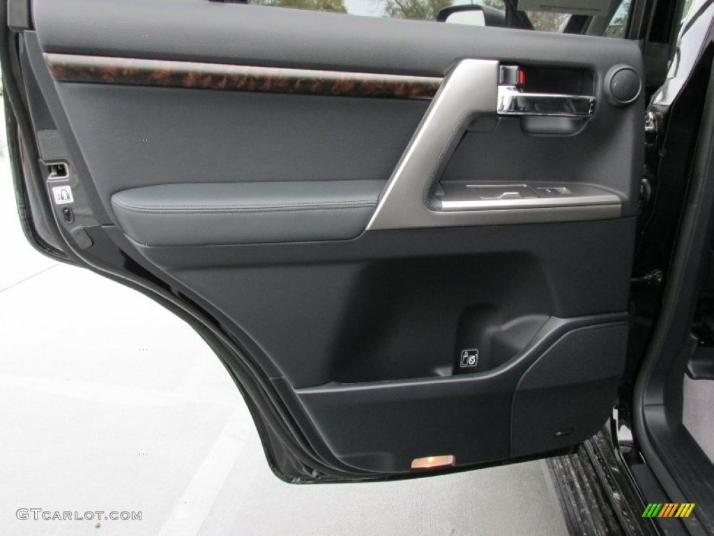 2015 Toyota Land Cruiser Standard Land Cruiser Model Black Door Panel Photo #100766359