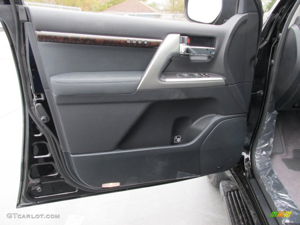2015 Toyota Land Cruiser Standard Land Cruiser Model Black Door Panel Photo #100766407