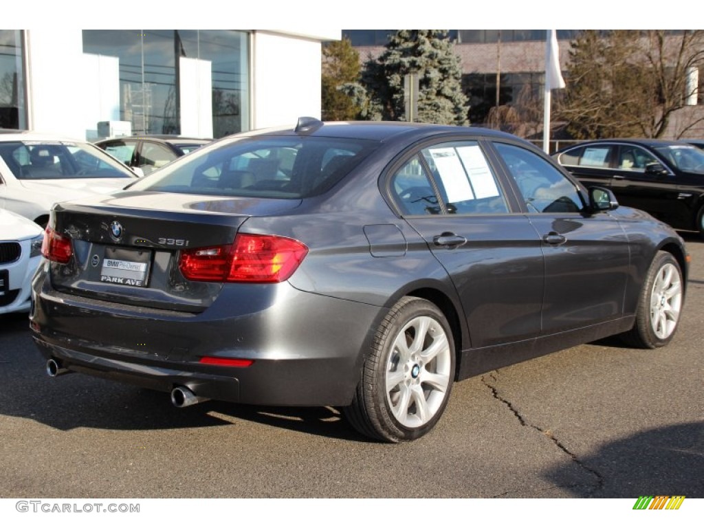 2014 3 Series 335i xDrive Sedan - Mineral Grey Metallic / Black photo #3