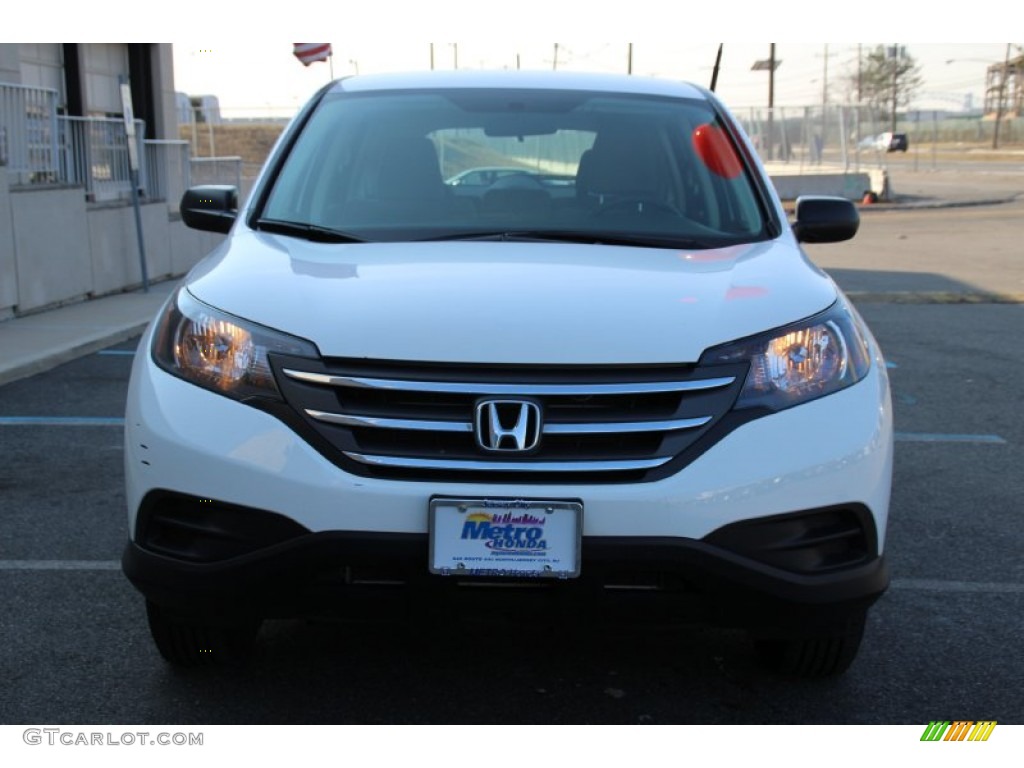 2012 CR-V LX 4WD - Taffeta White / Gray photo #2