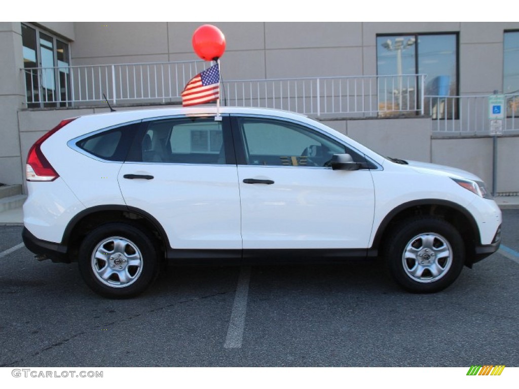 2012 CR-V LX 4WD - Taffeta White / Gray photo #4