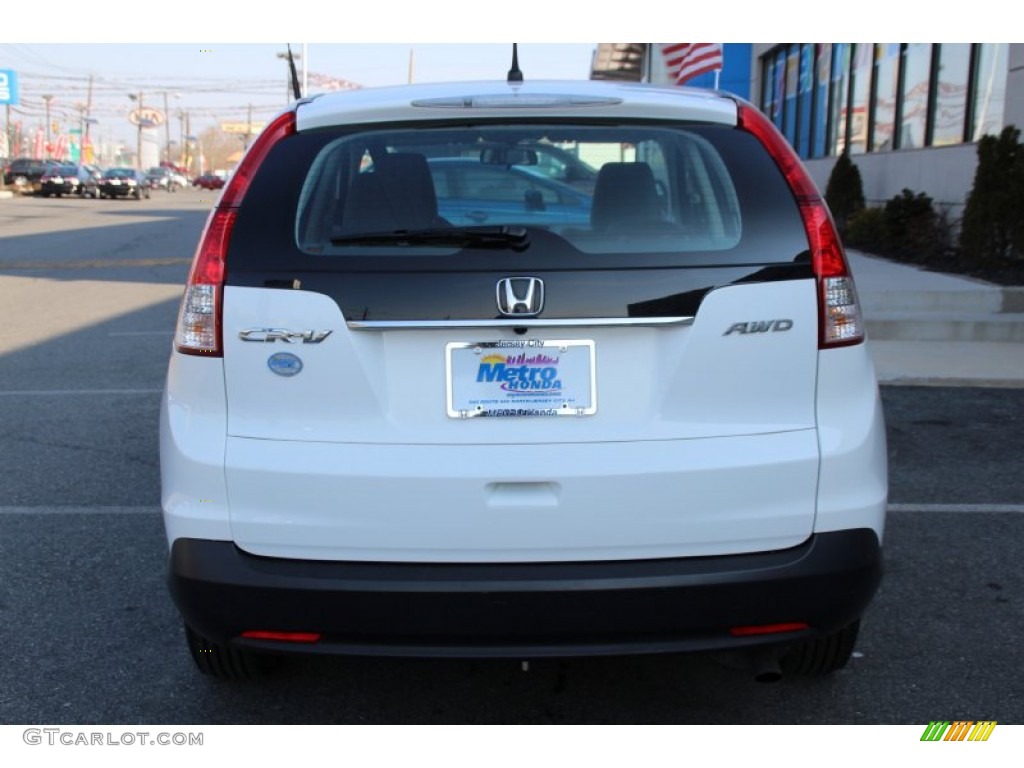 2012 CR-V LX 4WD - Taffeta White / Gray photo #6