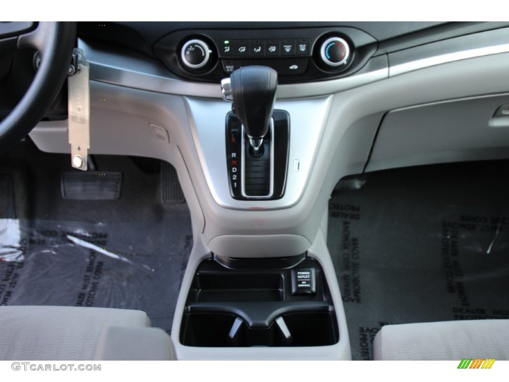 2012 CR-V LX 4WD - Taffeta White / Gray photo #15