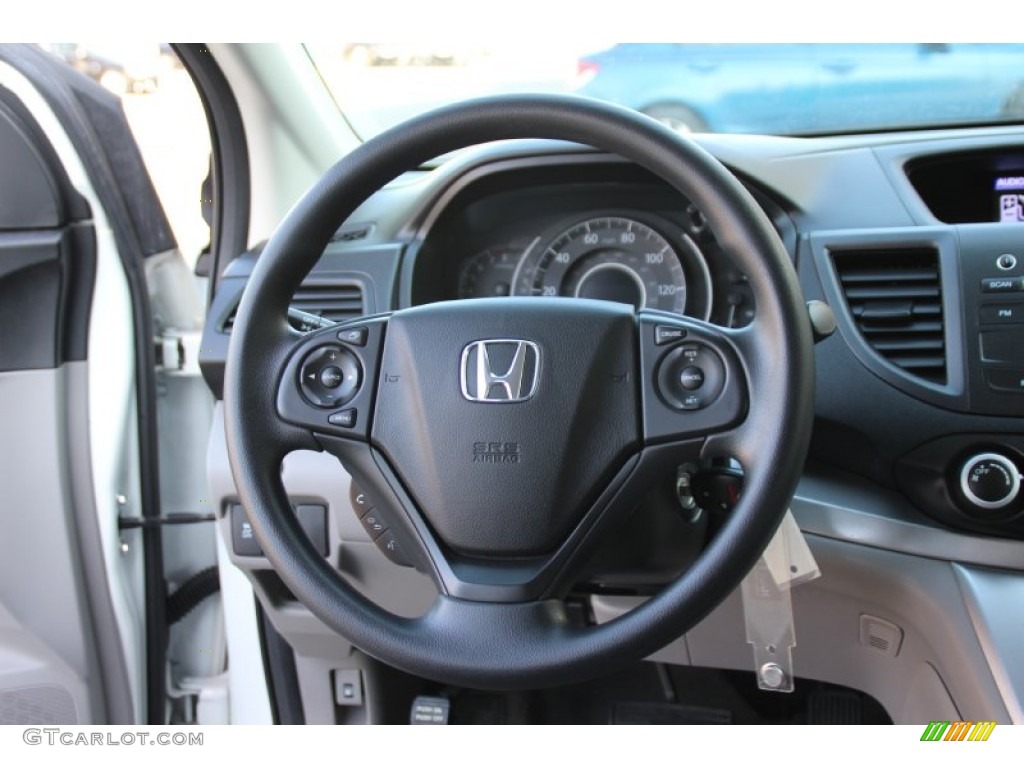 2012 CR-V LX 4WD - Taffeta White / Gray photo #16