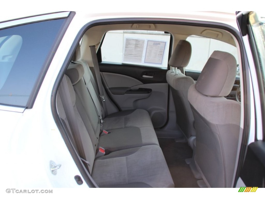 2012 CR-V LX 4WD - Taffeta White / Gray photo #24