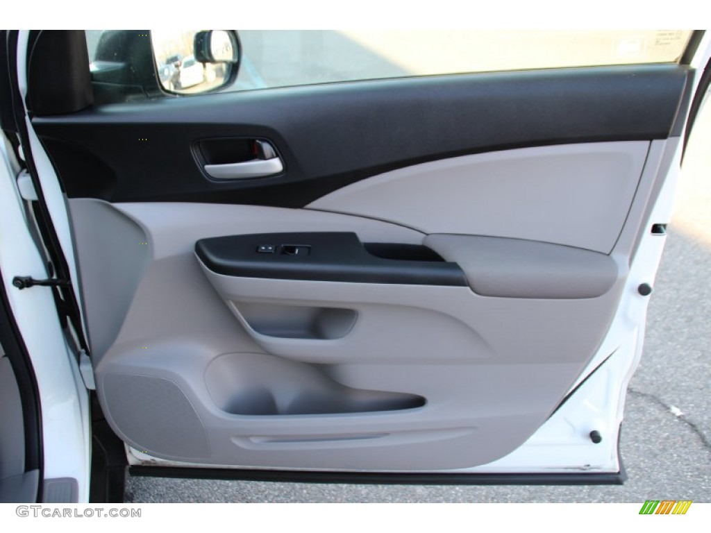 2012 CR-V LX 4WD - Taffeta White / Gray photo #25