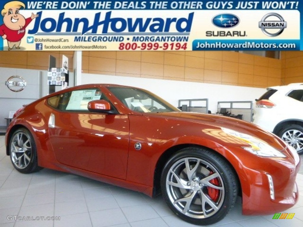 2015 370Z Sport Coupe - Magma Red / Black photo #1