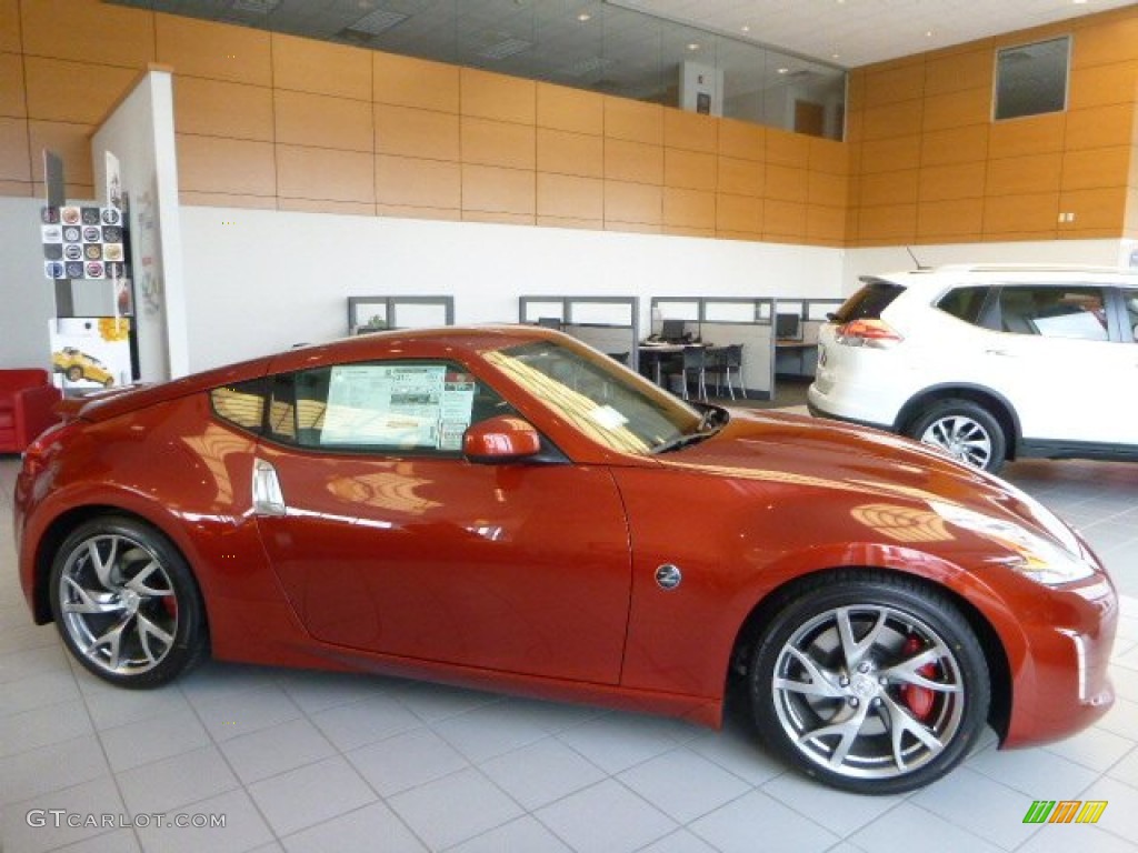 Magma Red 2015 Nissan 370Z Sport Coupe Exterior Photo #100767824