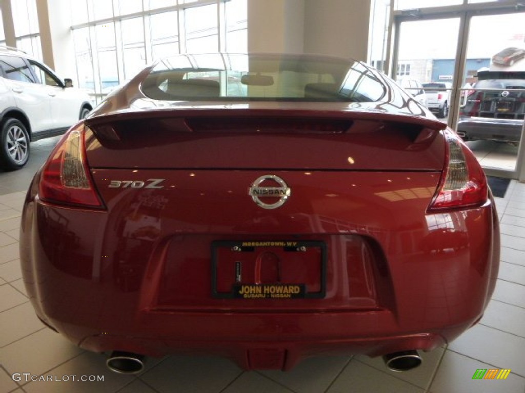 2015 370Z Sport Coupe - Magma Red / Black photo #4