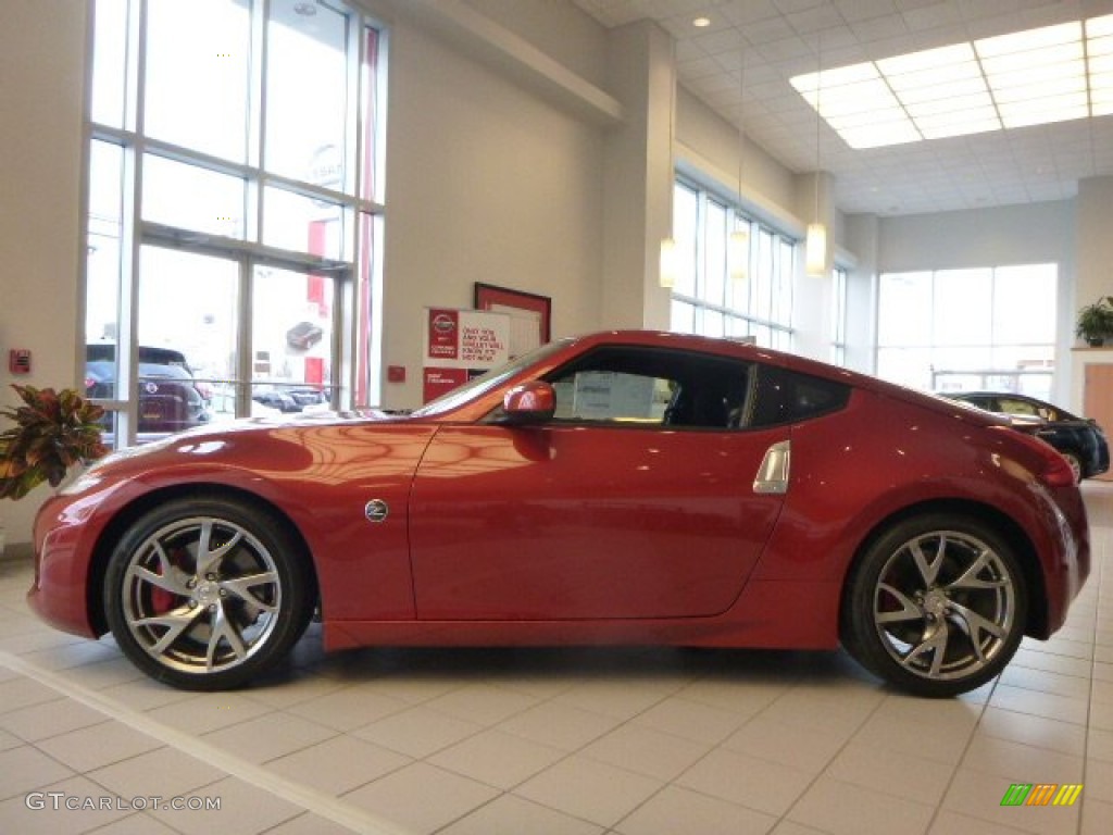 Magma Red 2015 Nissan 370Z Sport Coupe Exterior Photo #100768180