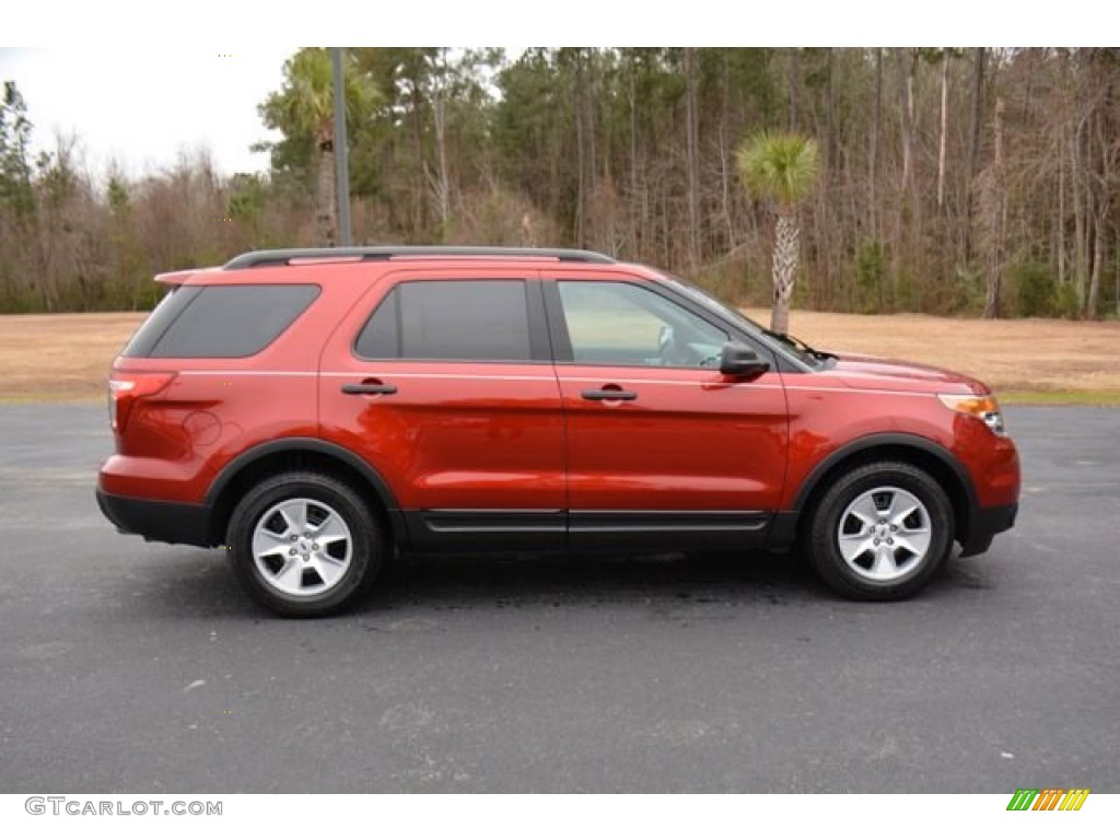 Ruby Red Metallic 2013 Ford Explorer FWD Exterior Photo #100769452