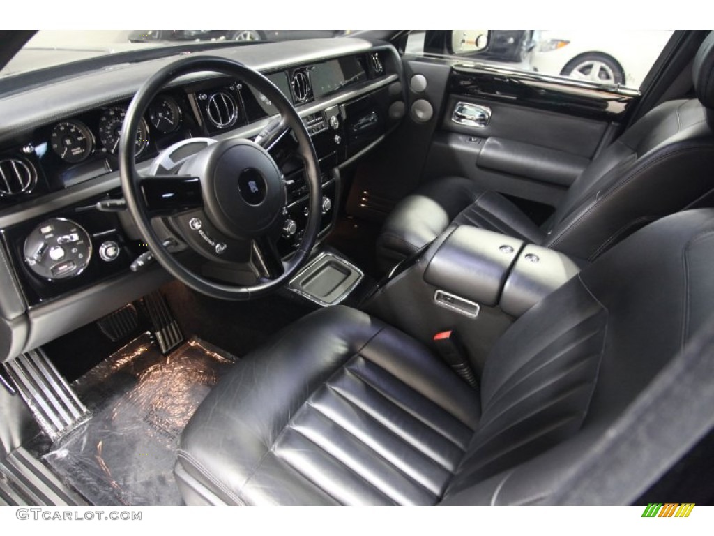 Black Interior 2011 Rolls-Royce Phantom Standard Phantom Model Photo #100770139