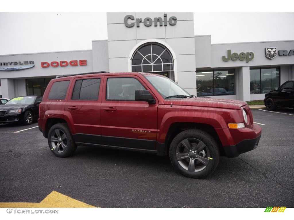2015 Deep Cherry Red Crystal Pearl Jeep Patriot High