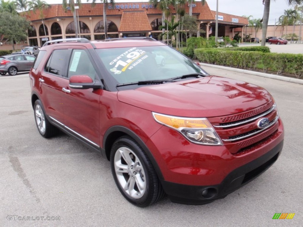 2015 Explorer Limited - Ruby Red / Medium Light Stone photo #1