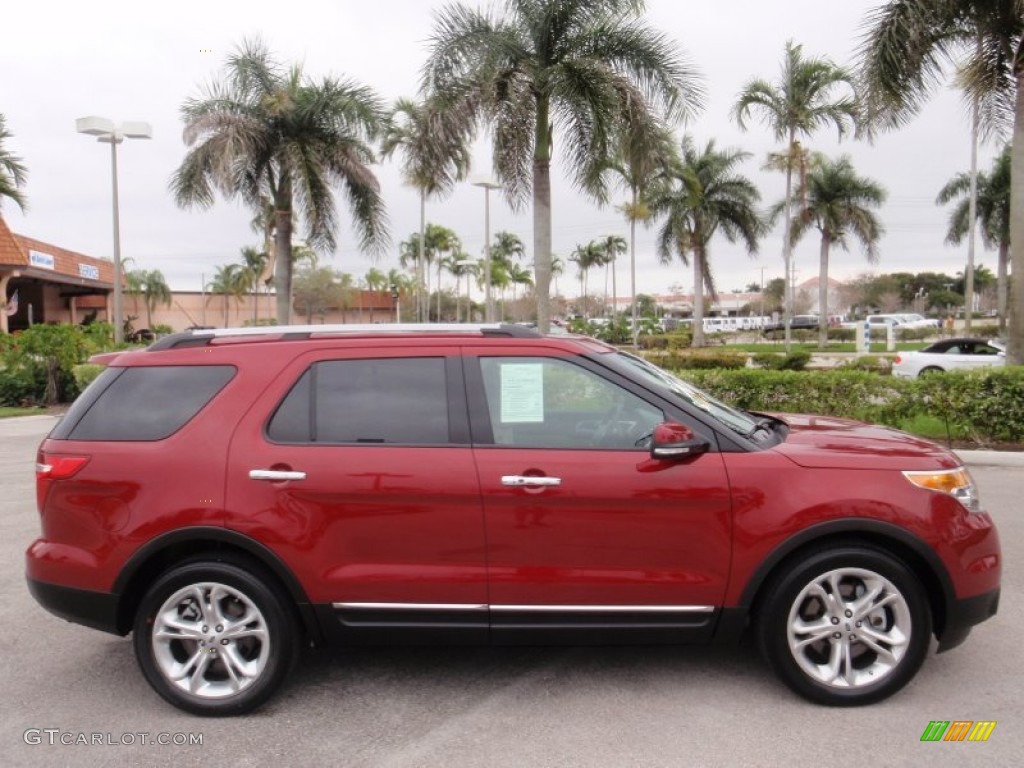 2015 Explorer Limited - Ruby Red / Medium Light Stone photo #5