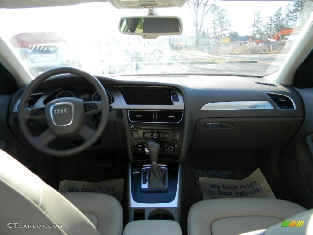2009 A4 2.0T Premium quattro Sedan - Aruba Blue Pearl Effect / Light Grey photo #13