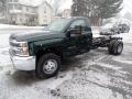 Rainforest Green Metallic 2015 Chevrolet Silverado 3500HD WT Regular Cab 4x4 Chassis Exterior