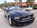 2014 Black Ford Mustang V6 Convertible  photo #2