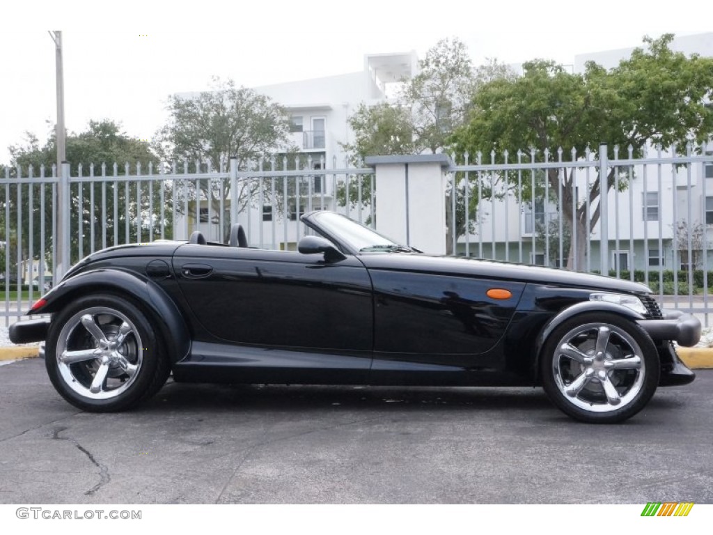 Prowler Black 1999 Plymouth Prowler Roadster Exterior Photo #100777180