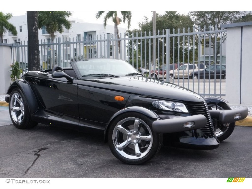 Prowler Black 1999 Plymouth Prowler Roadster Exterior Photo #100777201