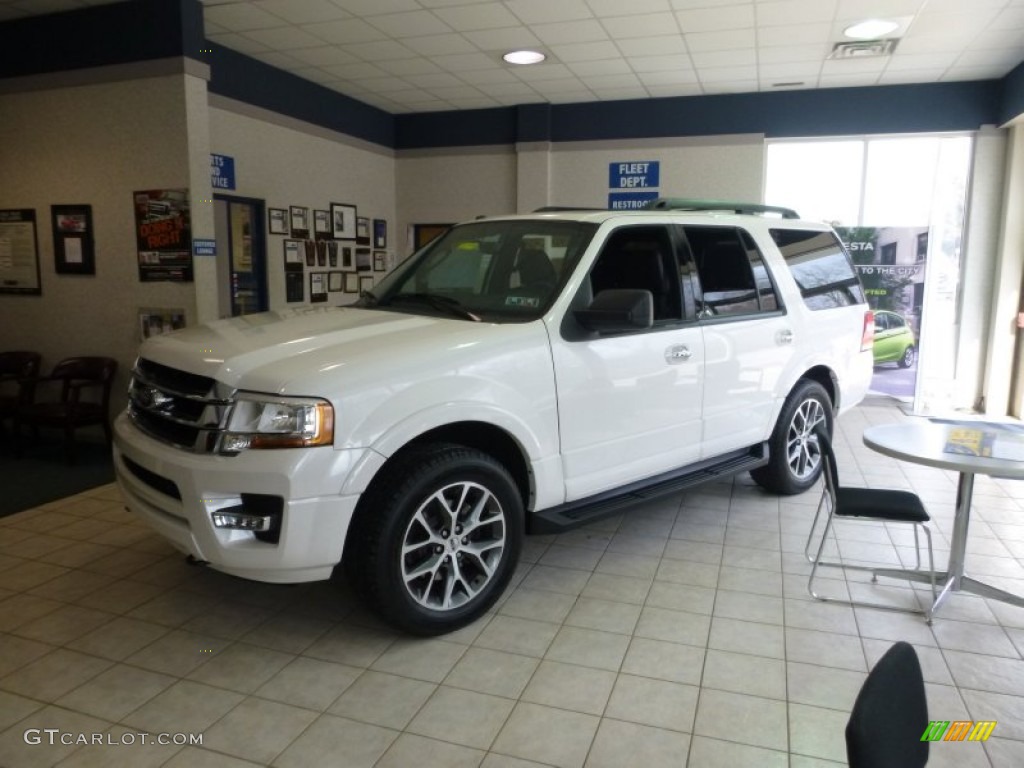 2015 Expedition XLT 4x4 - White Platinum Metallic Tri-Coat / Ebony photo #1