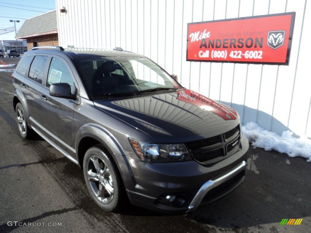 2015 Granite Crystal Metallic Dodge Journey Crossroad Awd