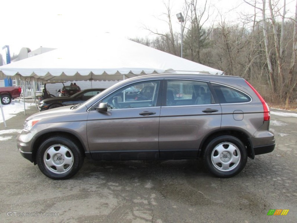 2010 CR-V LX AWD - Urban Titanium Metallic / Ivory photo #2