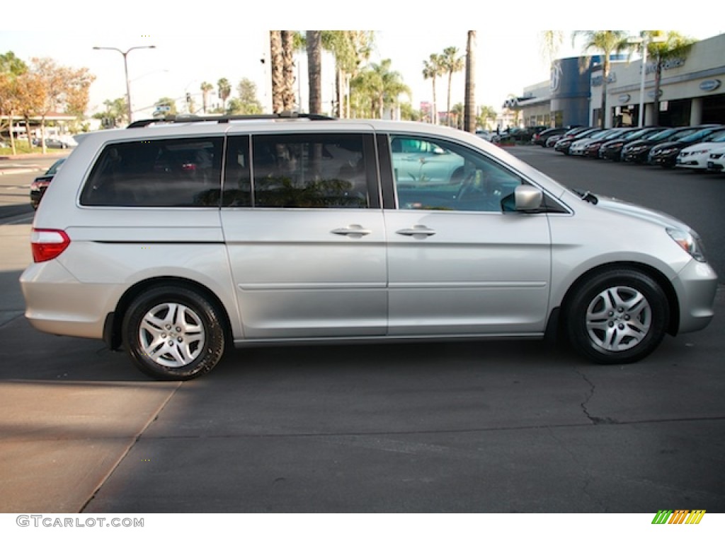 2005 Odyssey EX-L - Silver Pearl Metallic / Gray photo #12