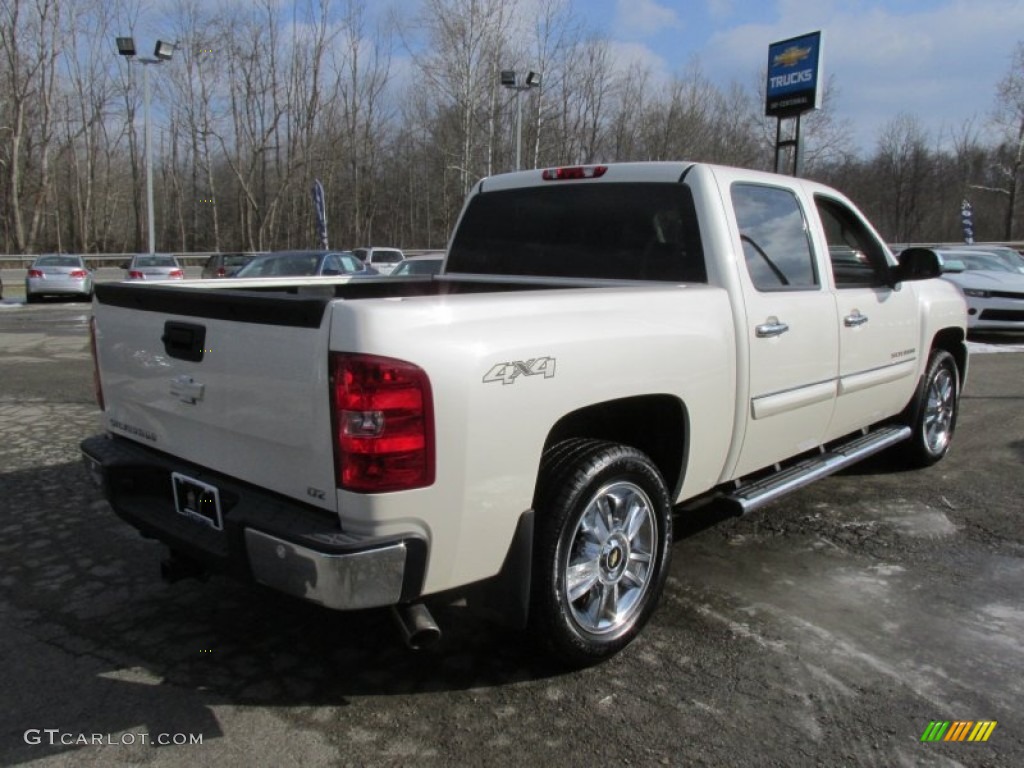 2013 Silverado 1500 LTZ Crew Cab 4x4 - White Diamond Tricoat / Ebony photo #10