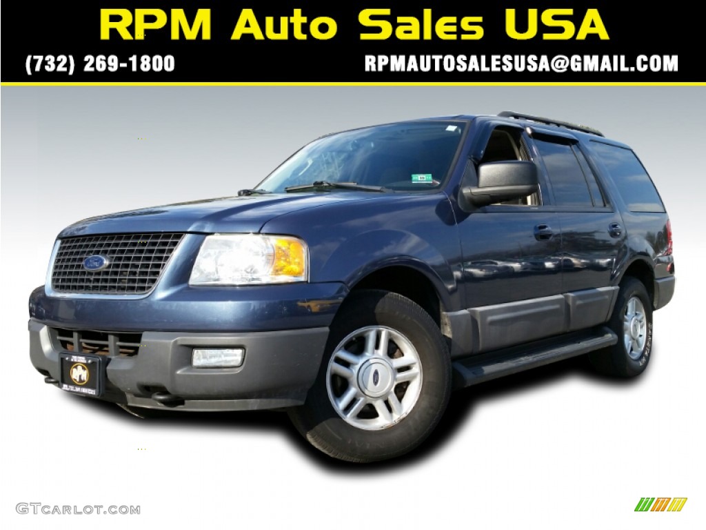 2005 Expedition XLT 4x4 - Medium Wedgewood Blue / Medium Parchment photo #1