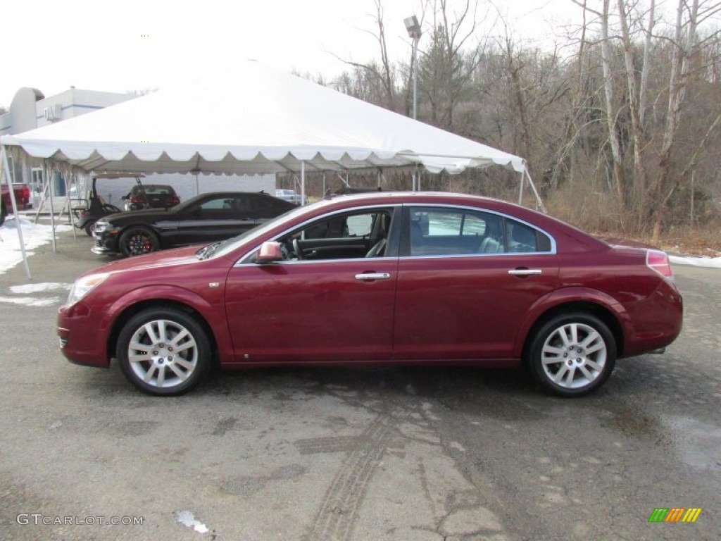 2009 Aura XR - Red Jewel Tintcoat / Black photo #2