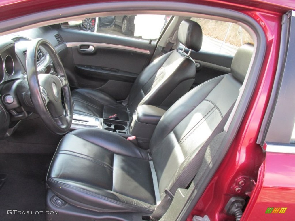 2009 Aura XR - Red Jewel Tintcoat / Black photo #21