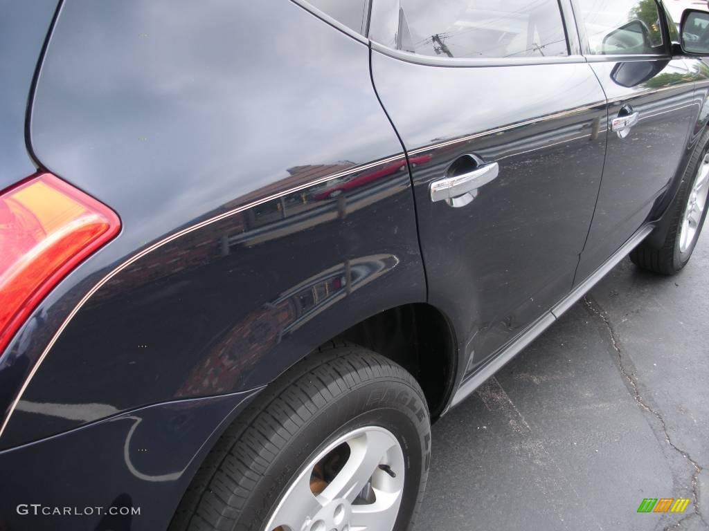 2005 Murano SL AWD - Midnight Blue Pearl / Cafe Latte photo #6