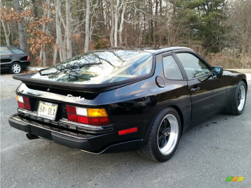 1986 944 Turbo - Black / Tan photo #15