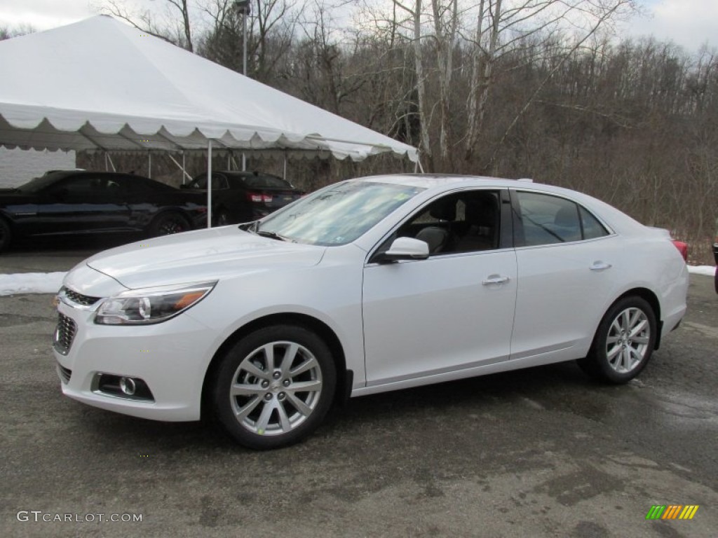 2015 Malibu LTZ - Summit White / Cocoa/Light Neutral photo #1