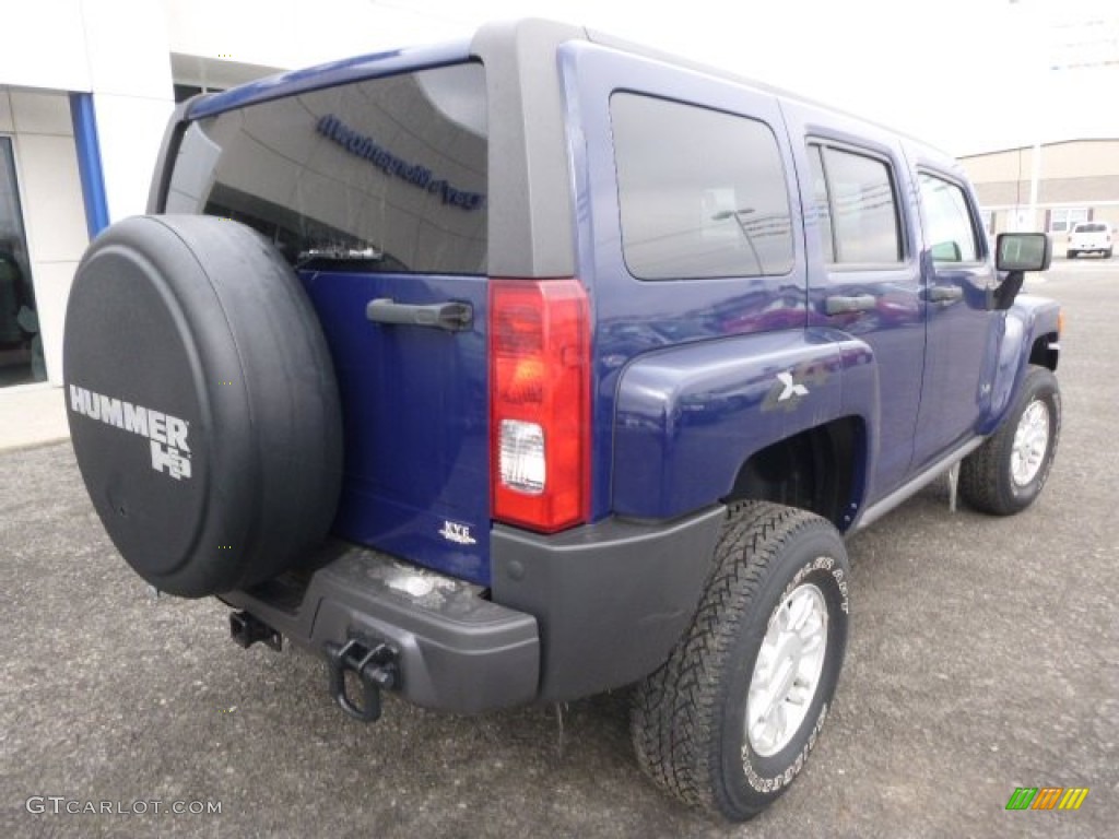 2009 H3  - All-Terrain Blue / Ebony/Pewter photo #2