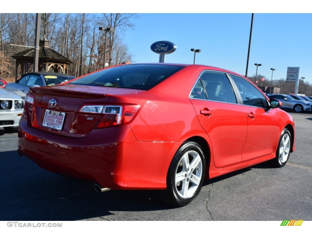 2014 Camry SE - Barcelona Red Metallic / Black/Ash photo #3