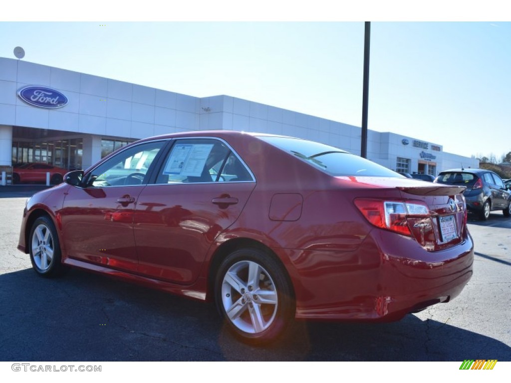 2014 Camry SE - Barcelona Red Metallic / Black/Ash photo #5