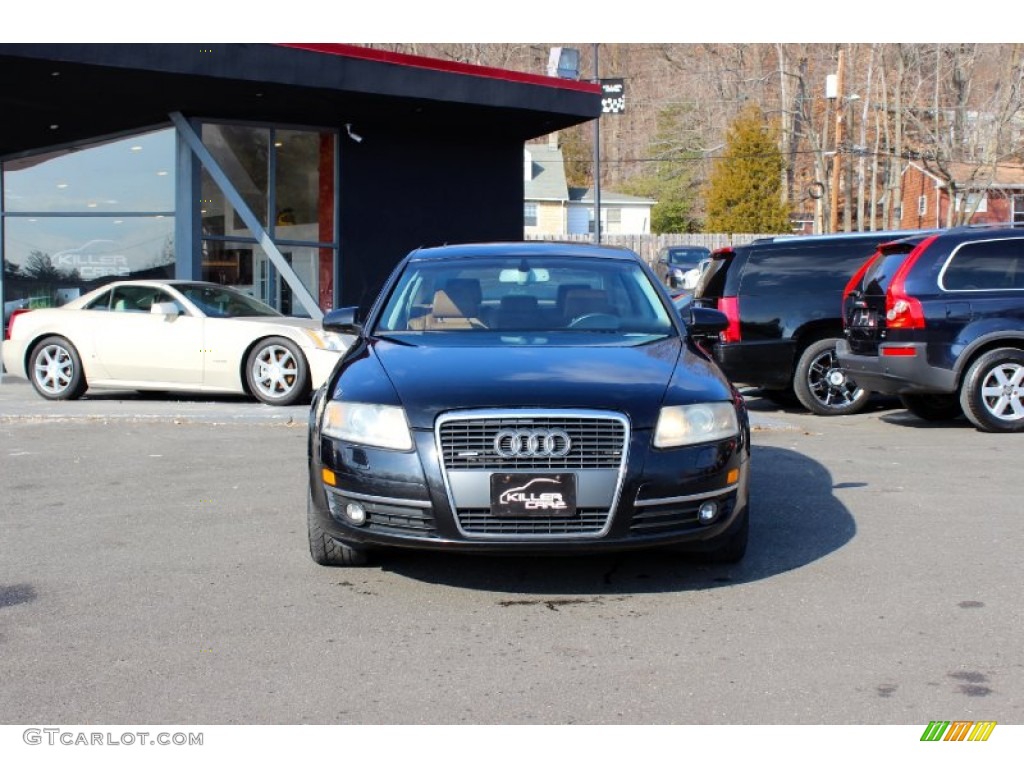 2005 A6 3.2 quattro Sedan - Night Blue Pearl Effect / Amaretto photo #2