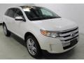 White Platinum Metallic Tri-Coat 2012 Ford Edge Limited